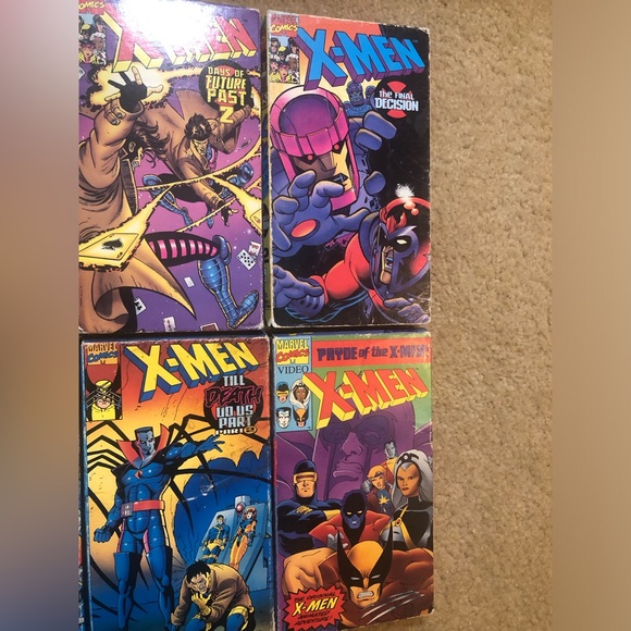 X-MEN VHS Lot Of 14 VHS Tapes Vintage Marvel Comic Series 1992 - Picture 14 of 16